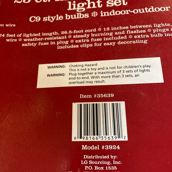 Holiday Living 25 ct multi transparent light set - Picture 5 of 6